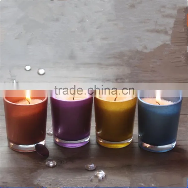 Colored Glass Candle Holder Set With Gift Box for Wedding photo-6
