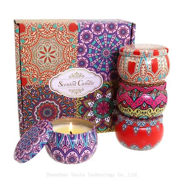 Wholesale Relaxing Candle Sets for Spa - 4/8/9PCS Options, Smokeless Soy Wax, Private Label Accepted photo-3