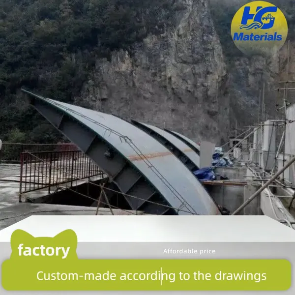 Arc-shaped Gate River Steel Gate, Planar Steel Gate, Hydraulic Engineering Channel River Gate photo-1