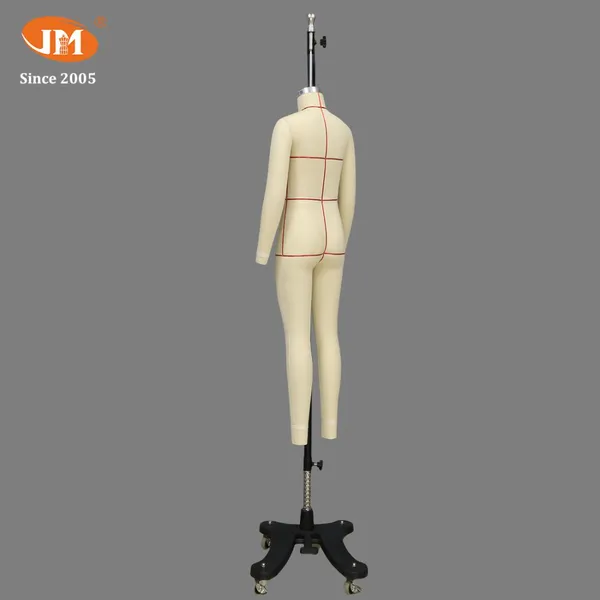 Garment Factory Special - Junmei Girls Size 130 Dress Form Headless Draping Mannequin, Red Lines, Detachable Arms photo-4