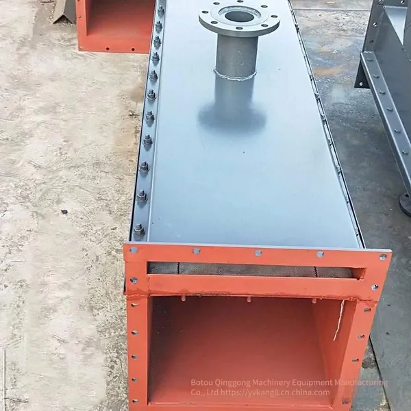 Air Conveying Chute B400 Pneumatic Inclined Chute Conveyor Powder Cement Conveying Chute Perforated Plate Air Permeable Cloth photo-4
