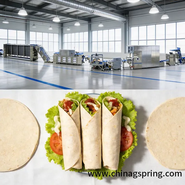 Industrial Corn Tortilla Production Line for Chapati Roti Flatbread KBP-820/950