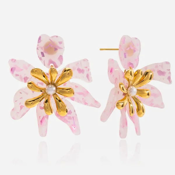 Non-Tarnish 18K Gold Plated Stainless Steel Earrings - High Quality Fashion Jewelry photo-4