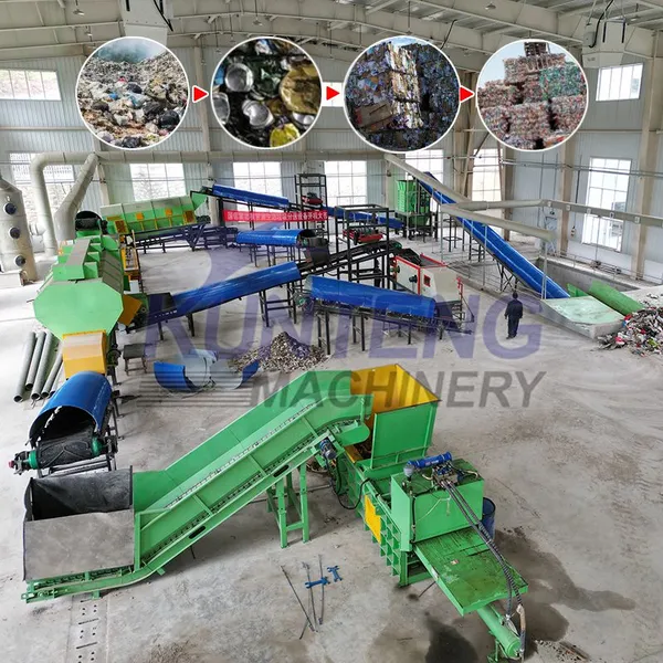 Industrial MSW Garbage Sorting Production Line Municipal Solid Waste Sorting System EPC