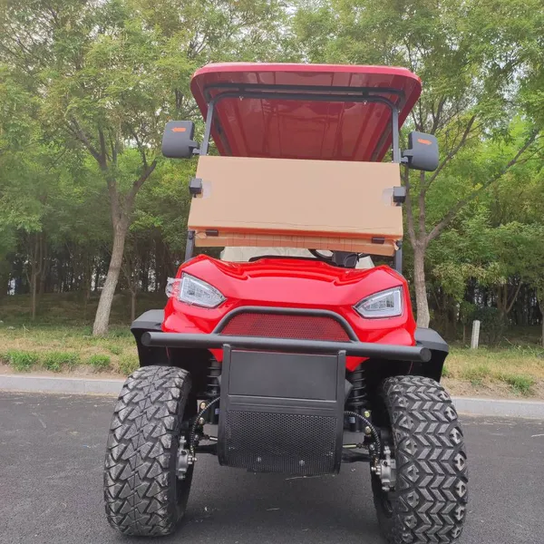 New kb 6-seater Golf Cart, New Energy Sightseeing Vehicle for Scenic Spots, Direct Manufacturer for Export and Foreign Trade photo-3