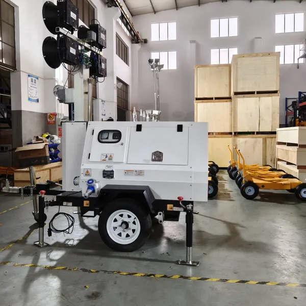 Mobile Lighting Tower With Yangdong Power Generator photo-4