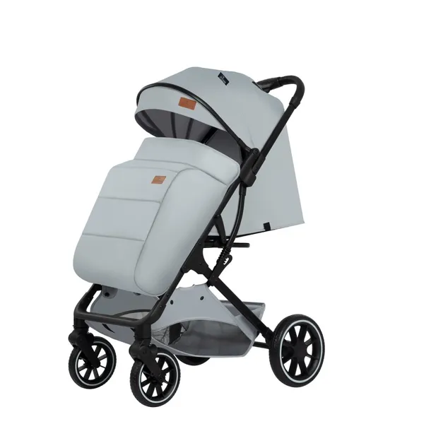 EN1888-2 Certified Lightweight Foldable Baby Stroller Aluminum Alloy Stainless Steel Frame High Quality Kids Carrier for 0-3 photo-3