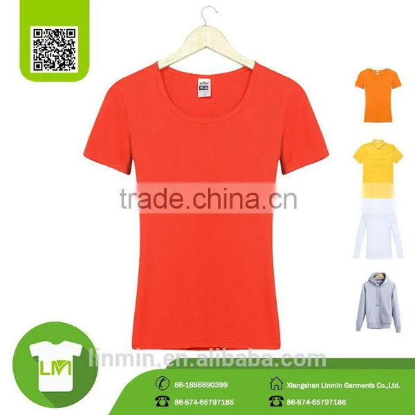 New Style Custom t Shirt, Soft Fabric Round Neck Woman Shirt photo-4