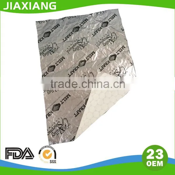 Take Away Food Packing Aluminium Foil Lamianted Wrapping Paper