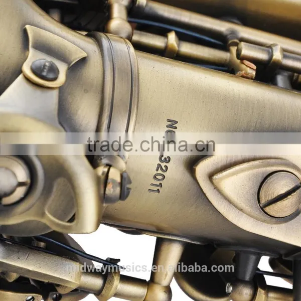 MSSC-302 Vintage Bronze Curved Soprano Saxophone From China Supplier photo-5