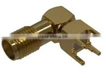 SMA Bulkhead Female Right Angle Connector for PCB