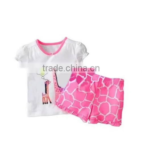 Wholesale Icecream Kids 2 Pcs Clothing Set,summer Child Clothes Set,cotton Girls T-shirt and Shorts Sets,child Two-piece Suits Quality Choice photo-6