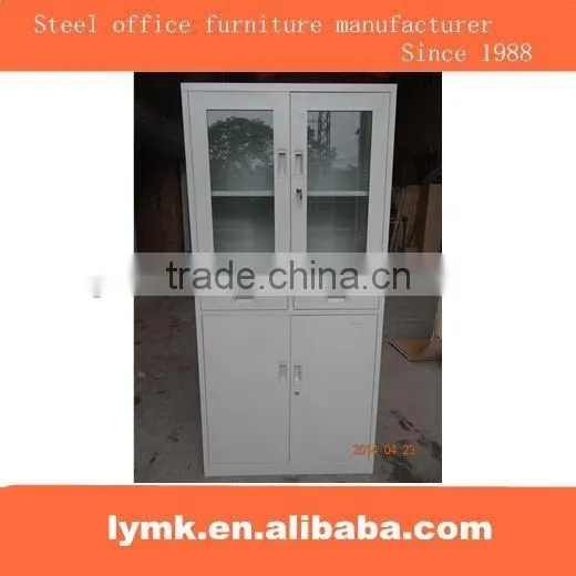 Middle Drawer Swing Door Steeel Storage Cupboard