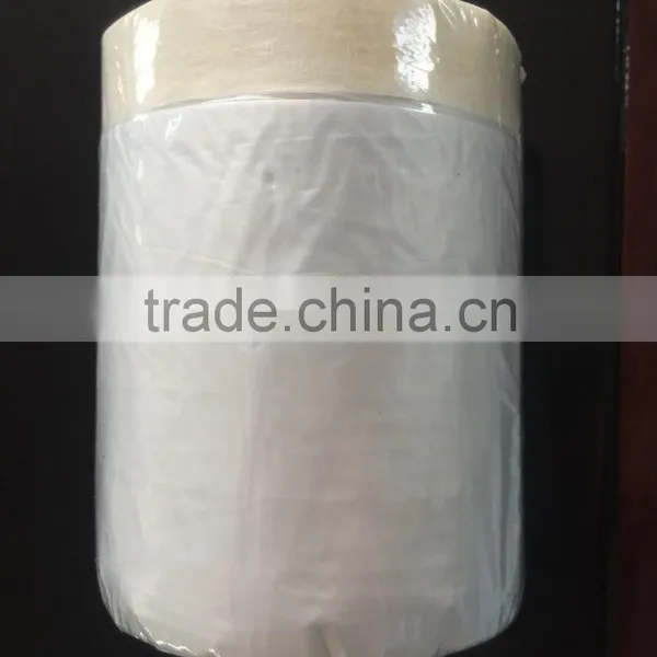 Pre-taped Protective Film for Glasses Auto Paint Masking Plastic Film photo-4