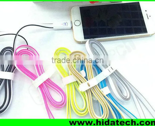 Hot Selling 1M Flat Noodle USB Charging Cable for IPhone 6s Phone Cable photo-4
