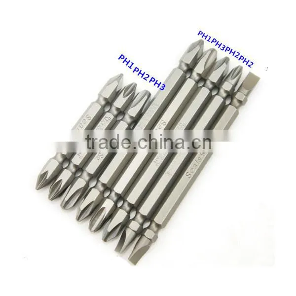 8size=one Set Double Head Phillips Slotted Screwdriver Bits Electric Screwdriver Head AR-20 photo-3