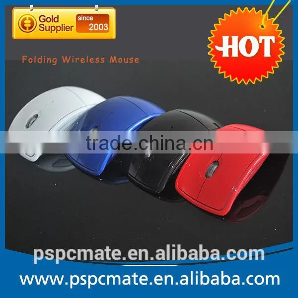 Mini 2.4GHz Wireless Arc Foldable Folding Optical Mouse Mice For Laptop PC photo-2