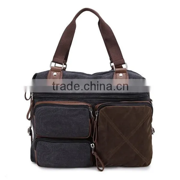 Manufacturer Factory Price Men Squre Outdoor Canvas Sport Travel Bag photo-2