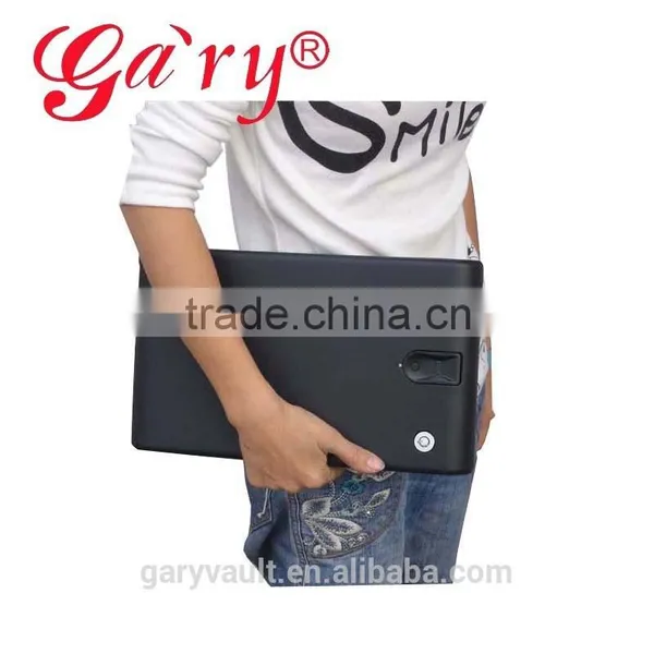 Wholesale- MS120 Micro Vault Portable Fingerprint Biometric Mini Car Gun Pistol Security Storage Portable Steel Safe Box / Vault photo-5