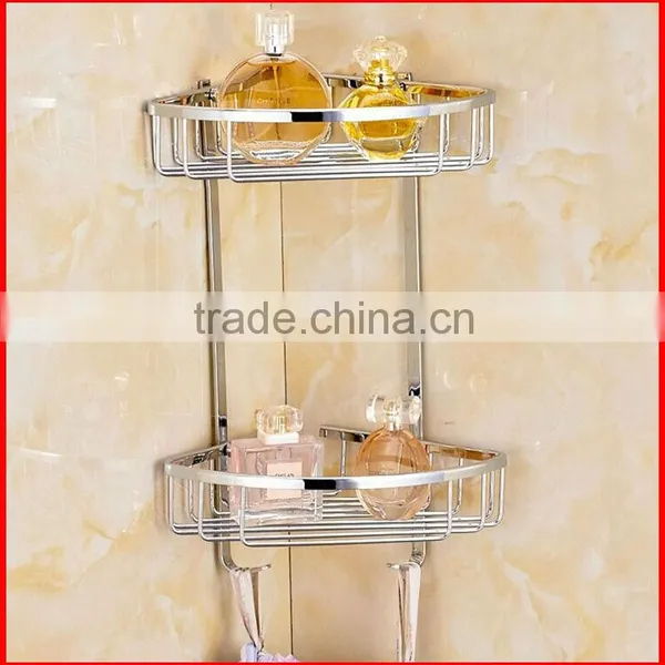 Sanitary product hanging brass bath conner basket 12316