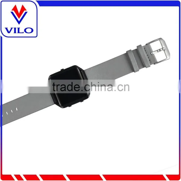 Hot Sale Genuine Leather Watch Strap Wrist Band + Metal Frame For Fitbit Blaze Smart Watch photo-4