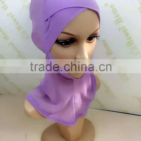 C075 New Criss Cross Thin Net Ninja Inner Underscarf With Slim Face Design photo-3