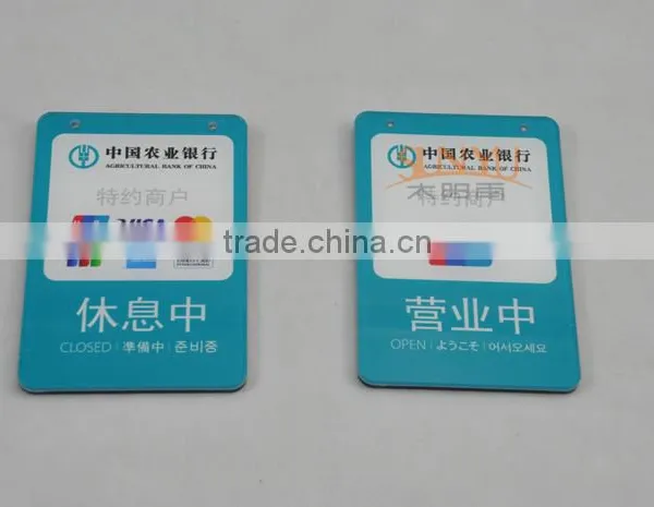 Custom Dimension Unionpay Bank Acrylic Signs photo-5
