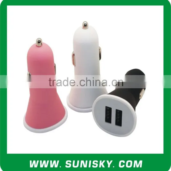 Mobile Phone Car Charger Dual USB Charger (SN16)
