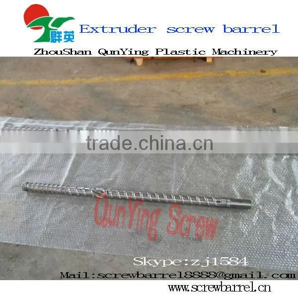 Blowing Mould Machine Alloy Screw Barrel for Single Plastic Extruder Machine