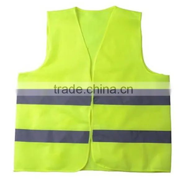 OEM High-Visibility Orange Yellow Reflective Safety Fluorescent Safety Vest photo-5