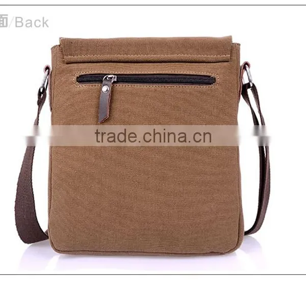 Cool Canvas Men Messenger Bags, Canvas Shoulder Bag Popular Design Color photo-5