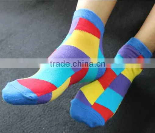 Check Multi Color Socks