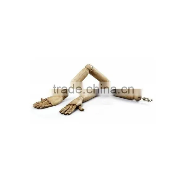 New Coming Cartoon Joint Wooden Hand for Decoration,3 Style Wooden Hand Toys for Children/Friends photo-2