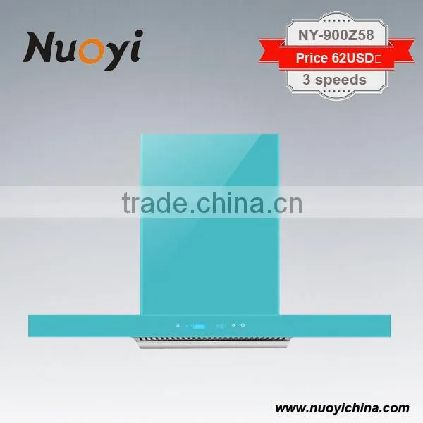 Hot Sale Stainless Steel Self Venting Chinese Kitchen Range Cooker Hood Cooper Motor photo-3