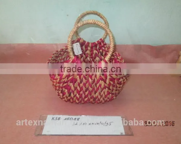 Eco-friendly Water Hyacinth Handbag With Handles, Fashionable Looking, Good Price, Natural Material From Vietnam photo-4