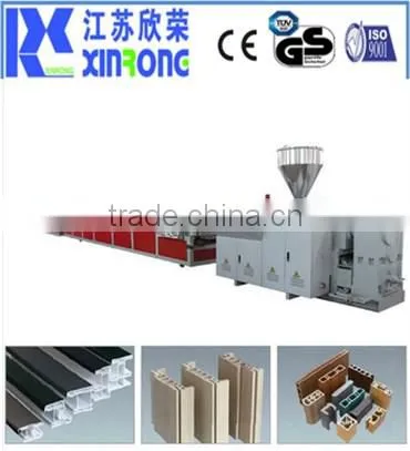 China Supplier UPVC/PE/PP Wood Profile Extrusion Manufacturers Machine