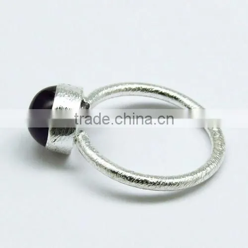 Classic Passion !! Purple Amethyst 925 Sterling Silver Ring, Silver Jewelry Supplier India, 925 Sterling Silver Jewelry photo-4