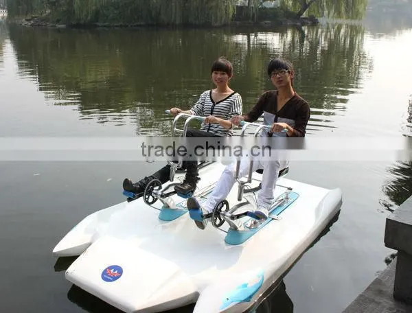 Water fishing boat in the river