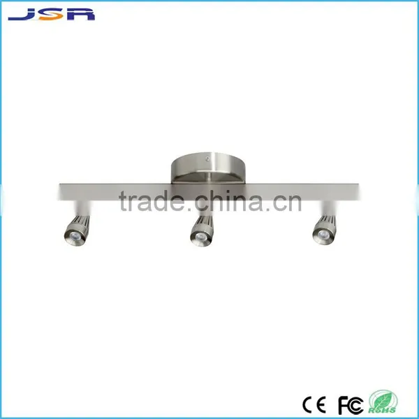 nickel plated Ceiling track spot light for kitchen