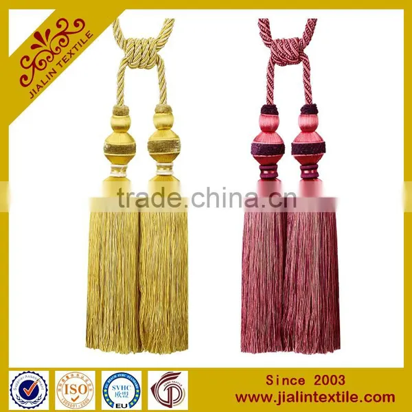 China Curtain Rayon Tassel Tieback