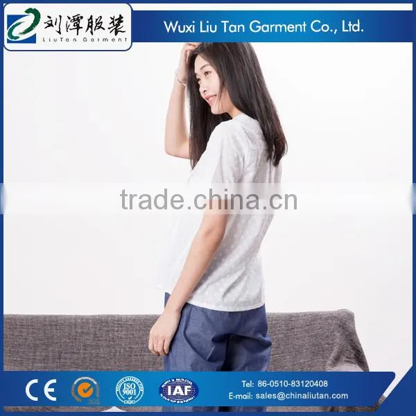 White Dot Clip Fabric Transparent Sleepwear for Women photo-2