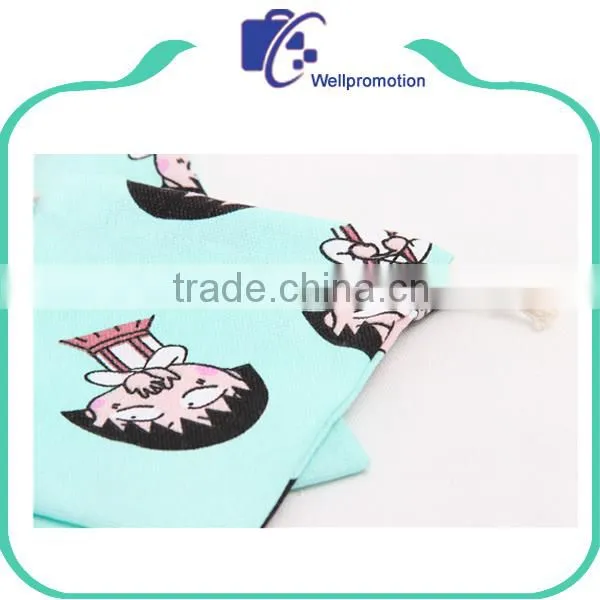 Print Cotton Drawstring Bags for Teenagers photo-2