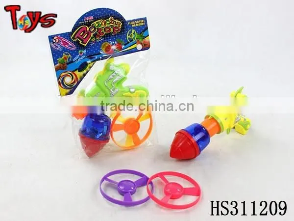 Safe Material Reliable Toy Spinning Top Gun Shot Gun photo-2