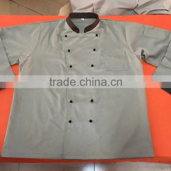 Chef Coat,executive Chef Uniform,long Sleeves Chef Coat With Removable Buttons photo-4