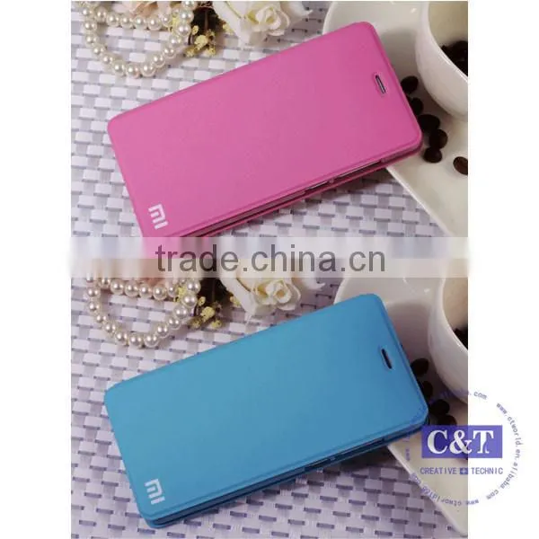 C&T Elegant Slim Flip Flio Leather Protective Case Cover for XIAOMI 4 M4 MI4 photo-6
