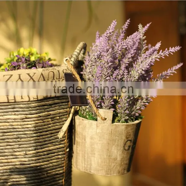 Wholesale Wooden Cask Hanging Plant Bonsai Decorative Bonsai Plant Sale photo-2