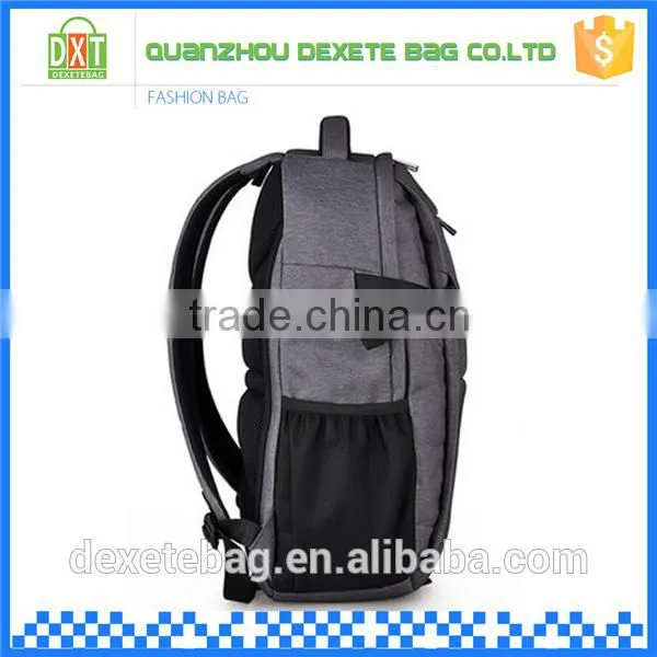 Fashion Men Plain Large Capacity Waterproof Polyester Backpack Wholesaler photo-2