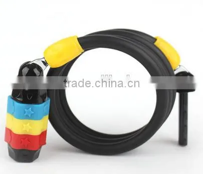 Children Bicycle Lock Accessories Environmental Children's Puzzle Lock Mountain Bike Lock Password Lock photo-3