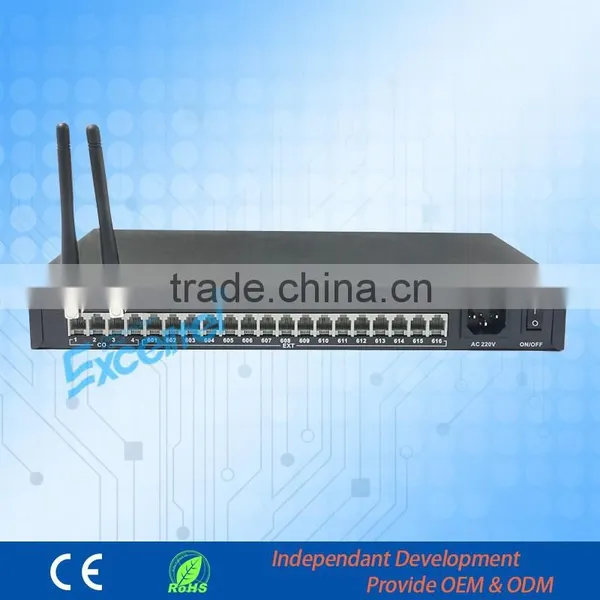 Wireless Pabx Pbx System TS+416 1-2 Lines GSM Module
