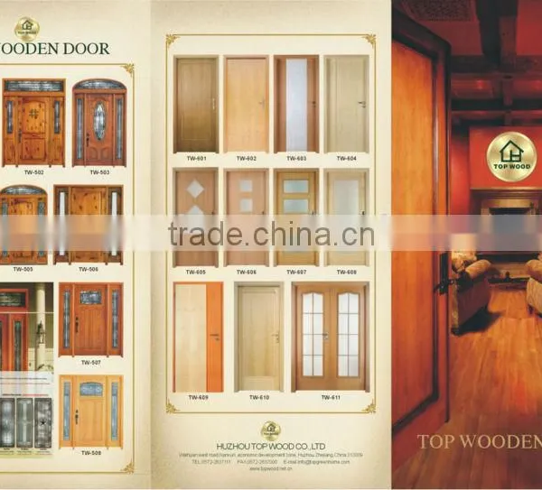 Good Quality Molded Teak HDF Door Skin TWDS-123 photo-2